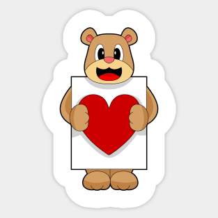 Bear Poker Poker cards Card game Sticker